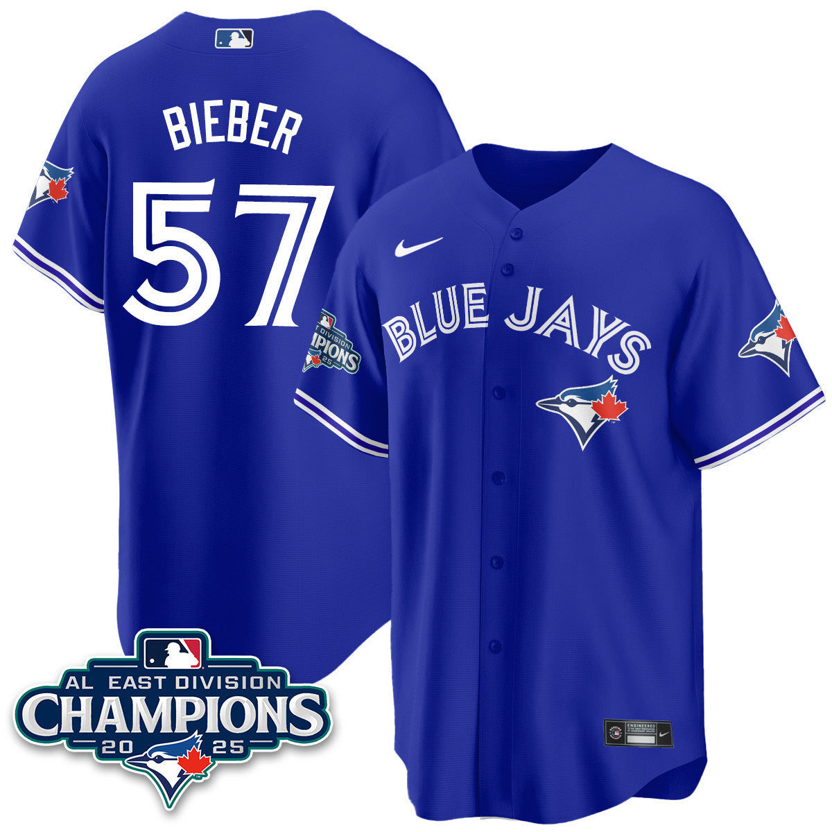 TOR AL East Division Champions Jersey - Stitched