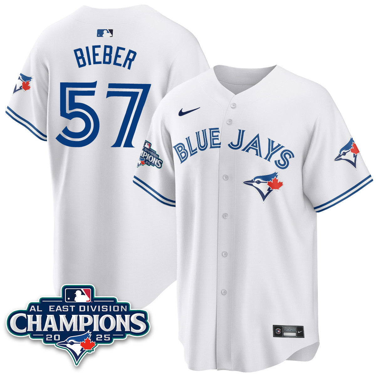TOR AL East Division Champions Jersey - Stitched