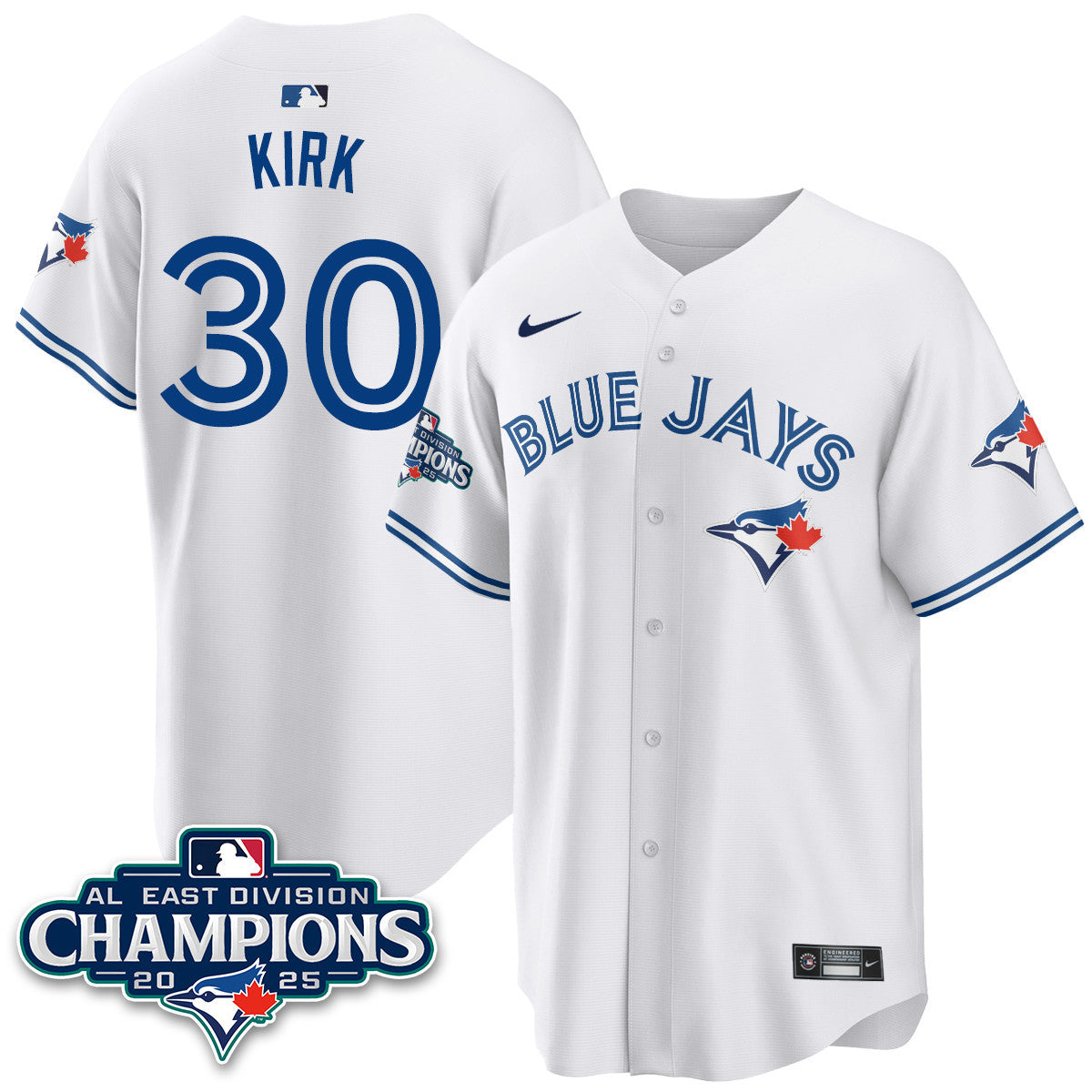 TOR AL East Division Champions Jersey - Stitched