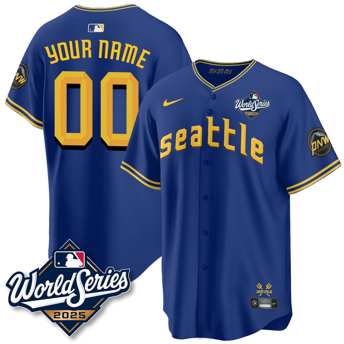 SEA 2025 World Series Jersey - Stitched