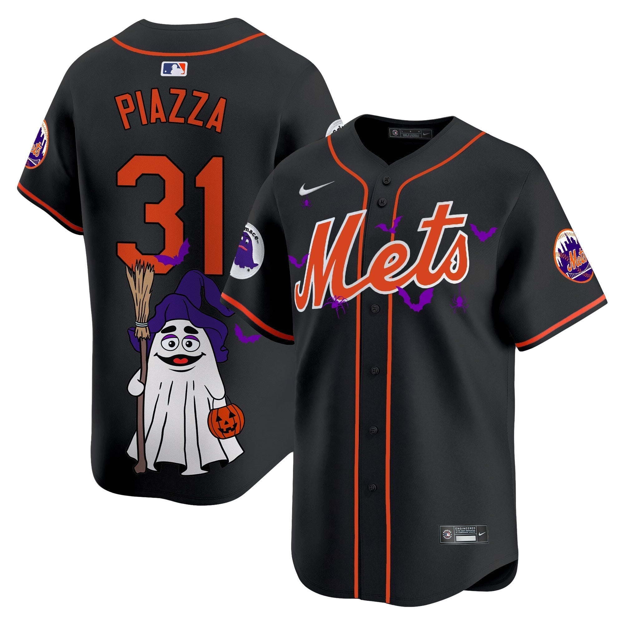 Mets Grimace Halloween Vapor Premier Limited Jersey V2- Printed
