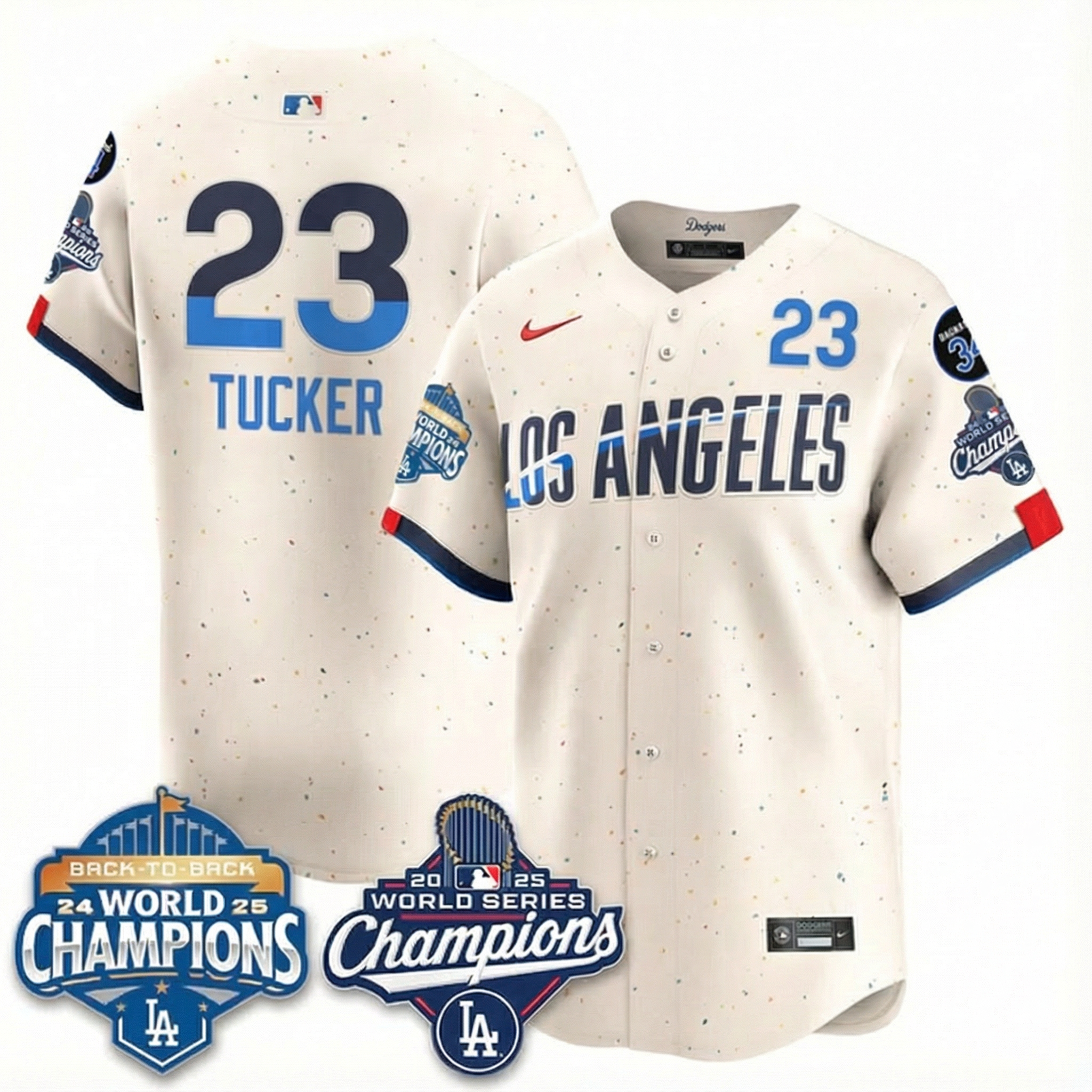 LAD 2025 World Series Champions Jersey - Stitched N2